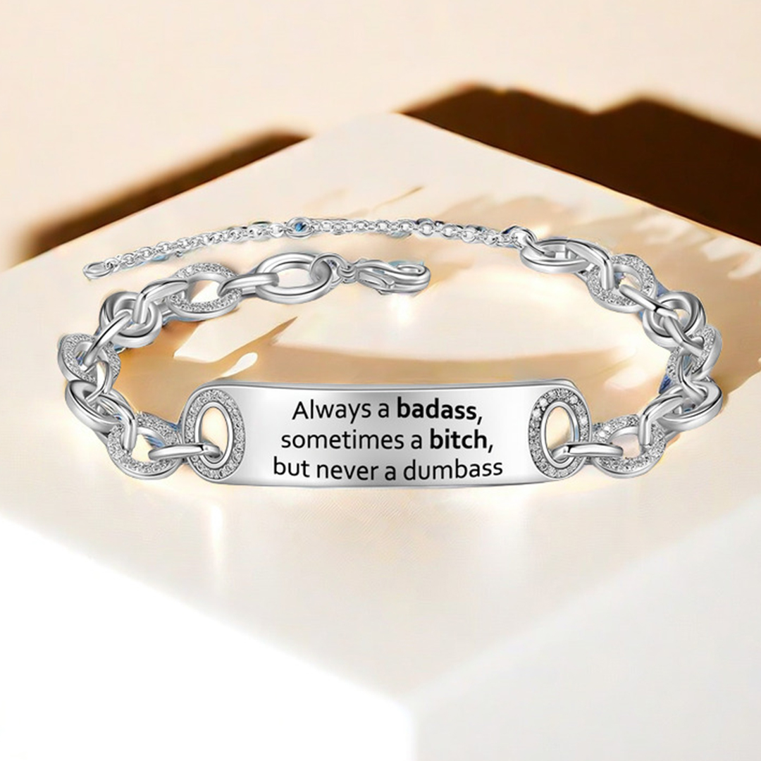 Badass Bitch Large Chain Bracelet