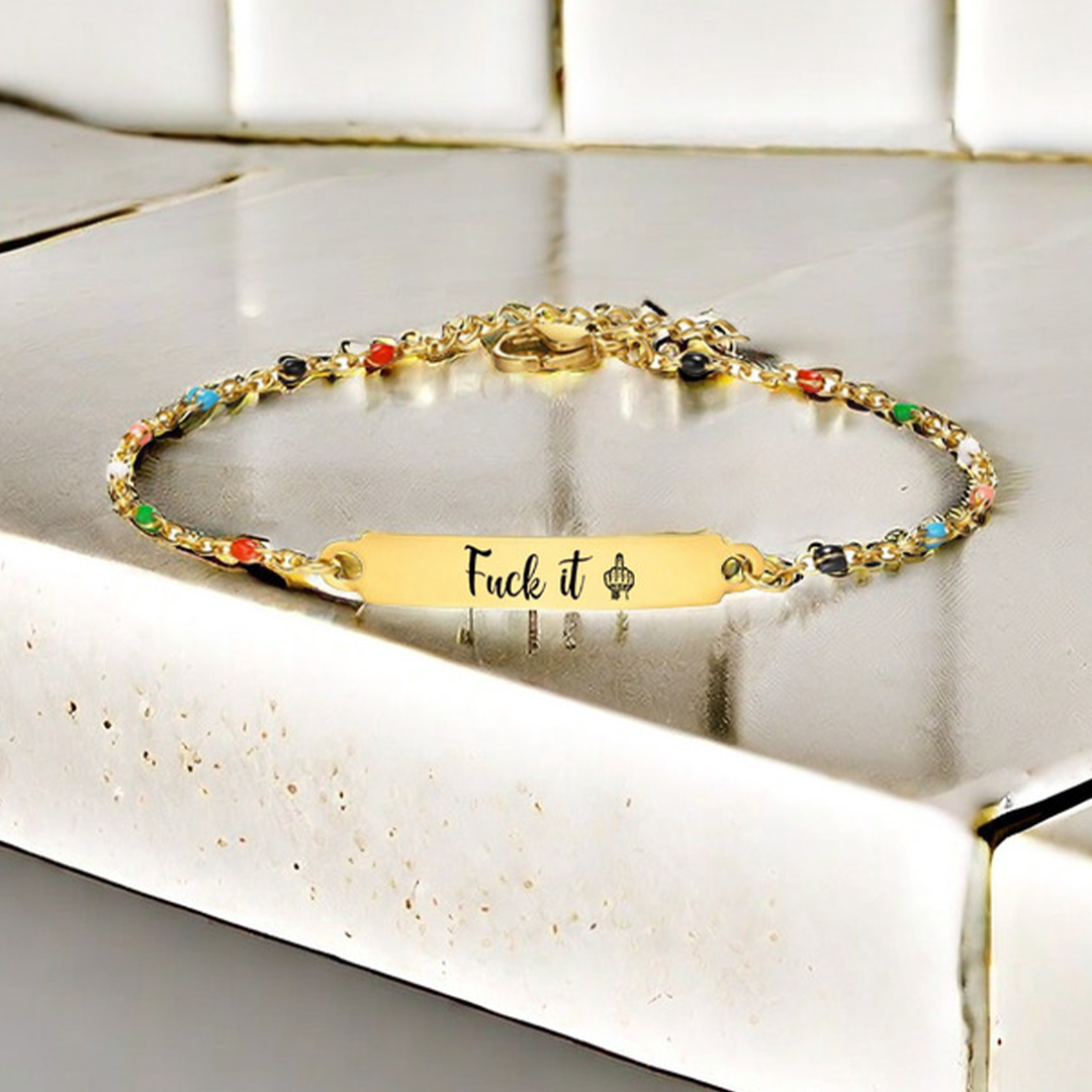 Fuck It Colorful Bracelet