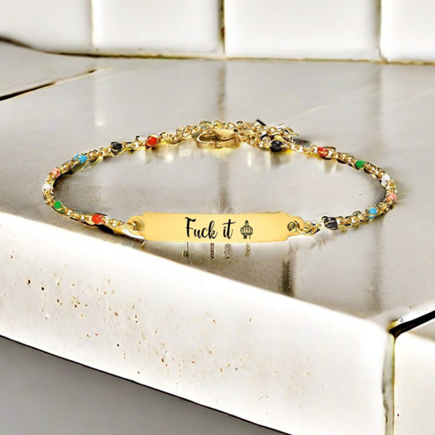 Fuck It Colorful Bracelet