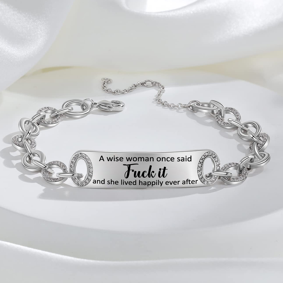 Fuck It Large Chain Bracelet