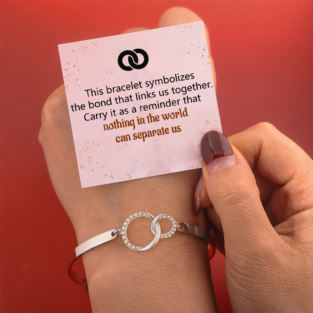Nothing in the world can separate us Circle Bracelet