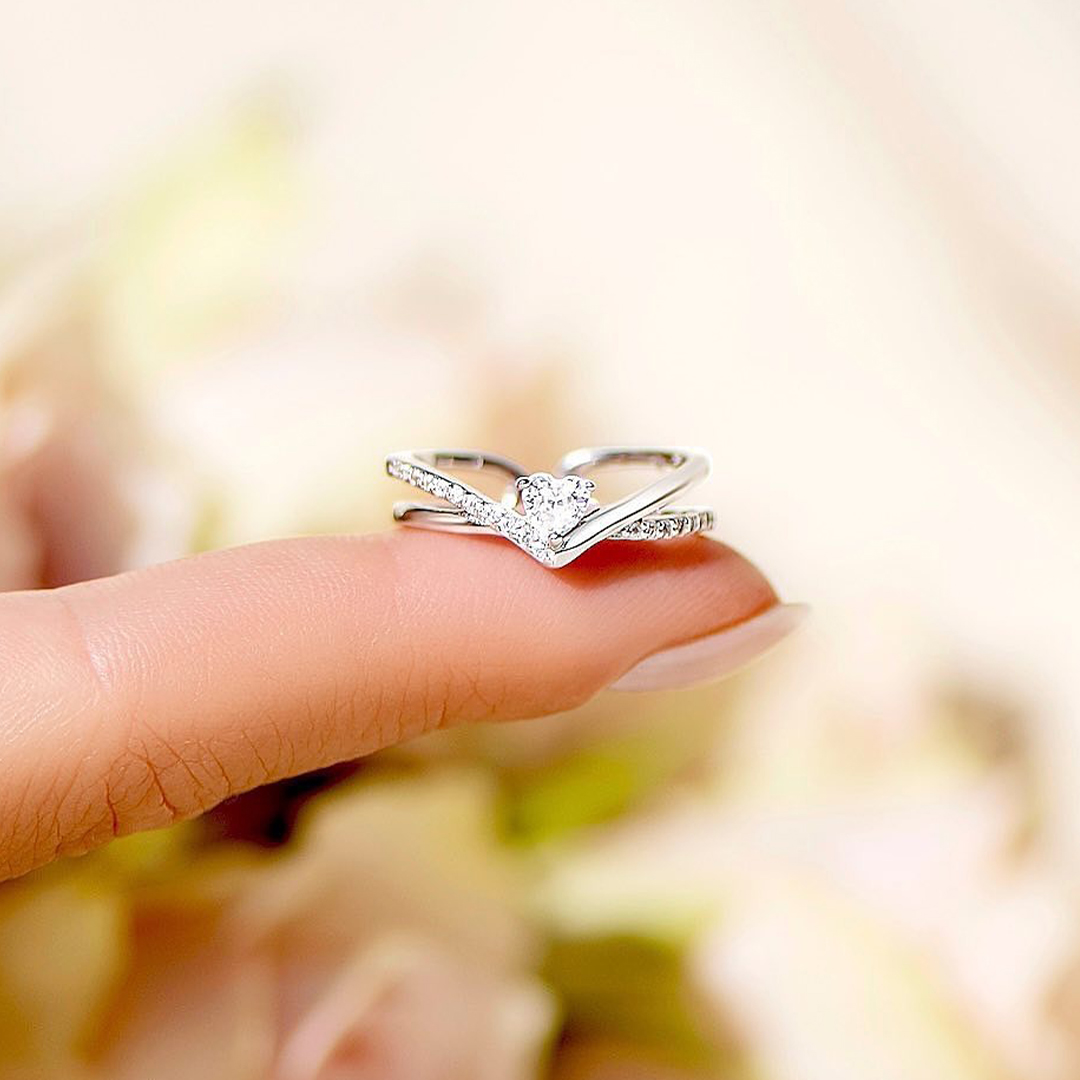 Self-Love Healing Heart Ring
