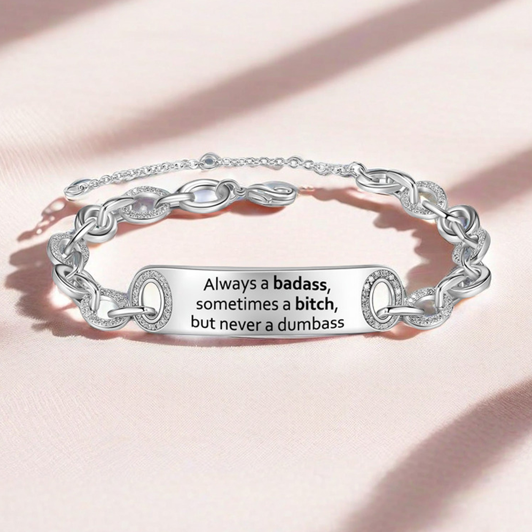 Badass Bitch Large Chain Bracelet