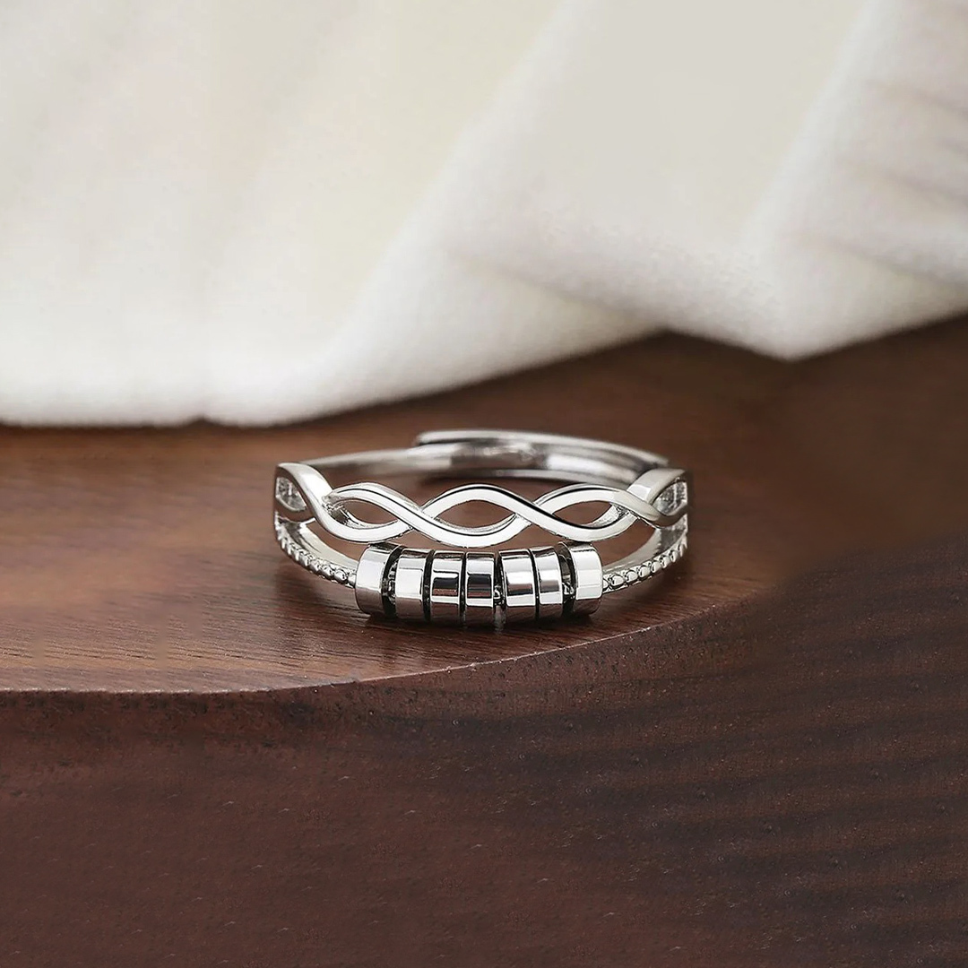Drive Away Your Anxiety Infinity Fidget Ring