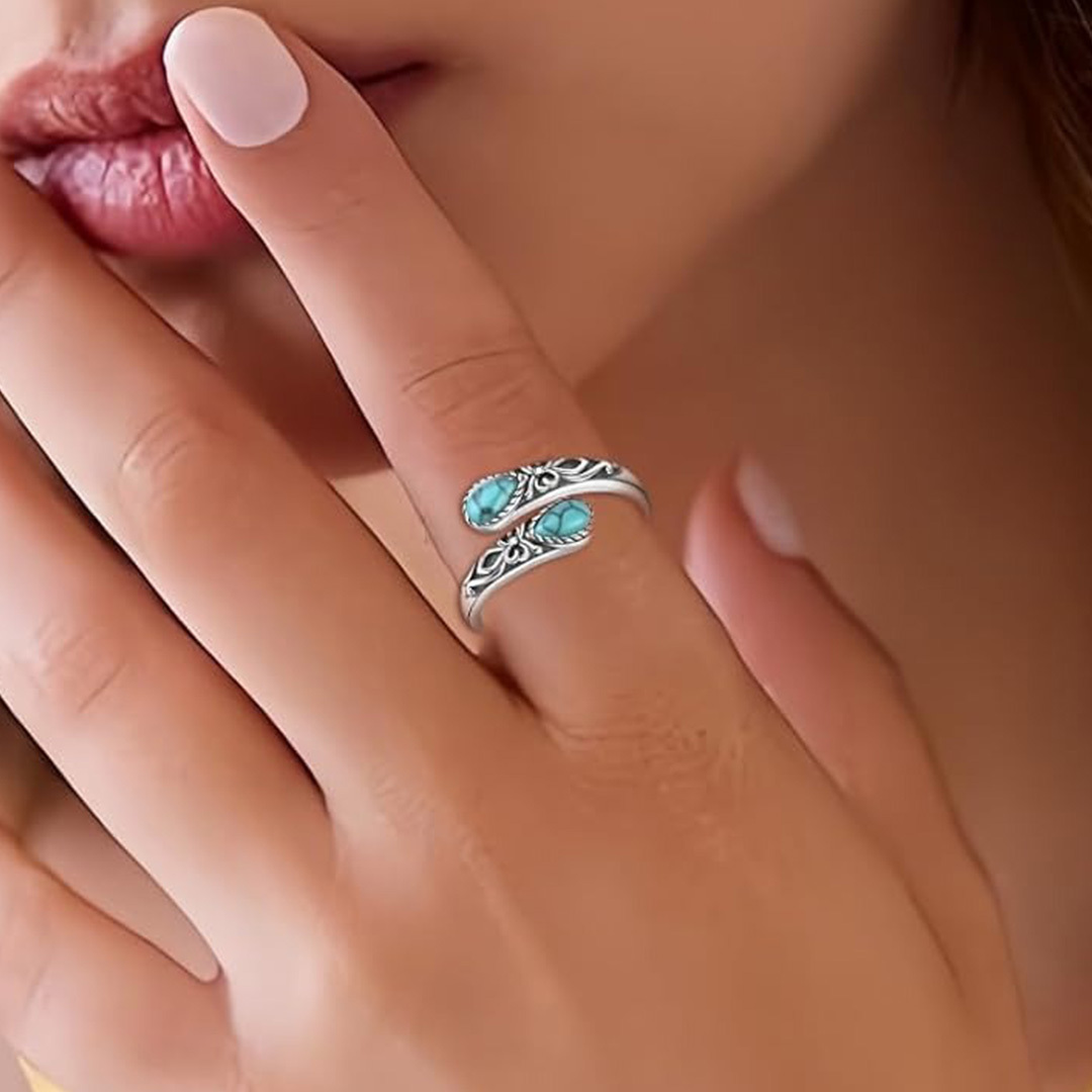 925 Sterling Silver Natural Moonstone Rings