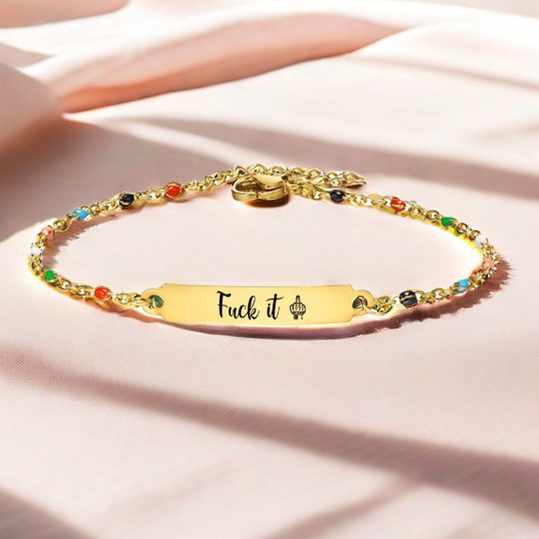Fuck It Colorful Bracelet
