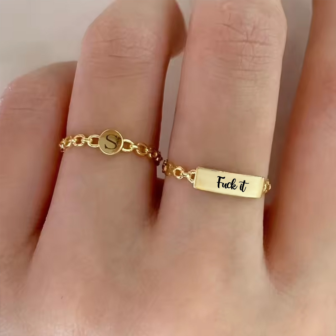 For Self - Protecting "Fuck It" Ring