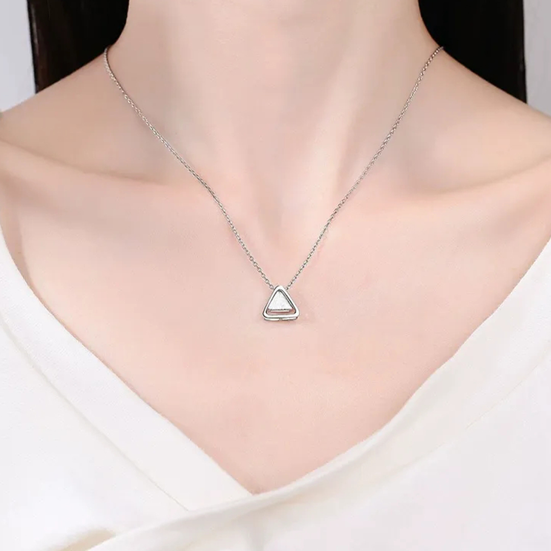 For Friends-Triangle Pendant Necklace