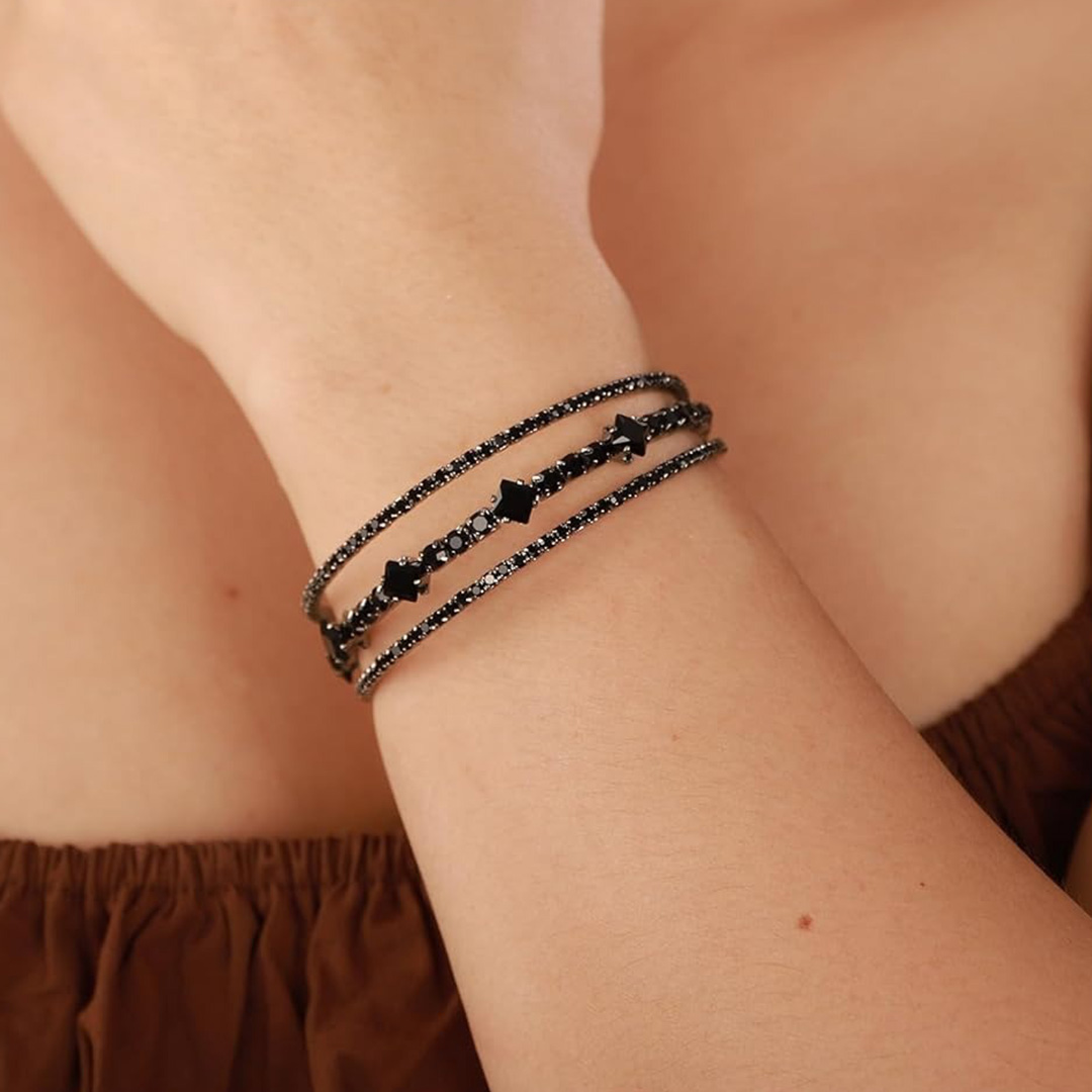 For Self-Black Diamond Bracelet