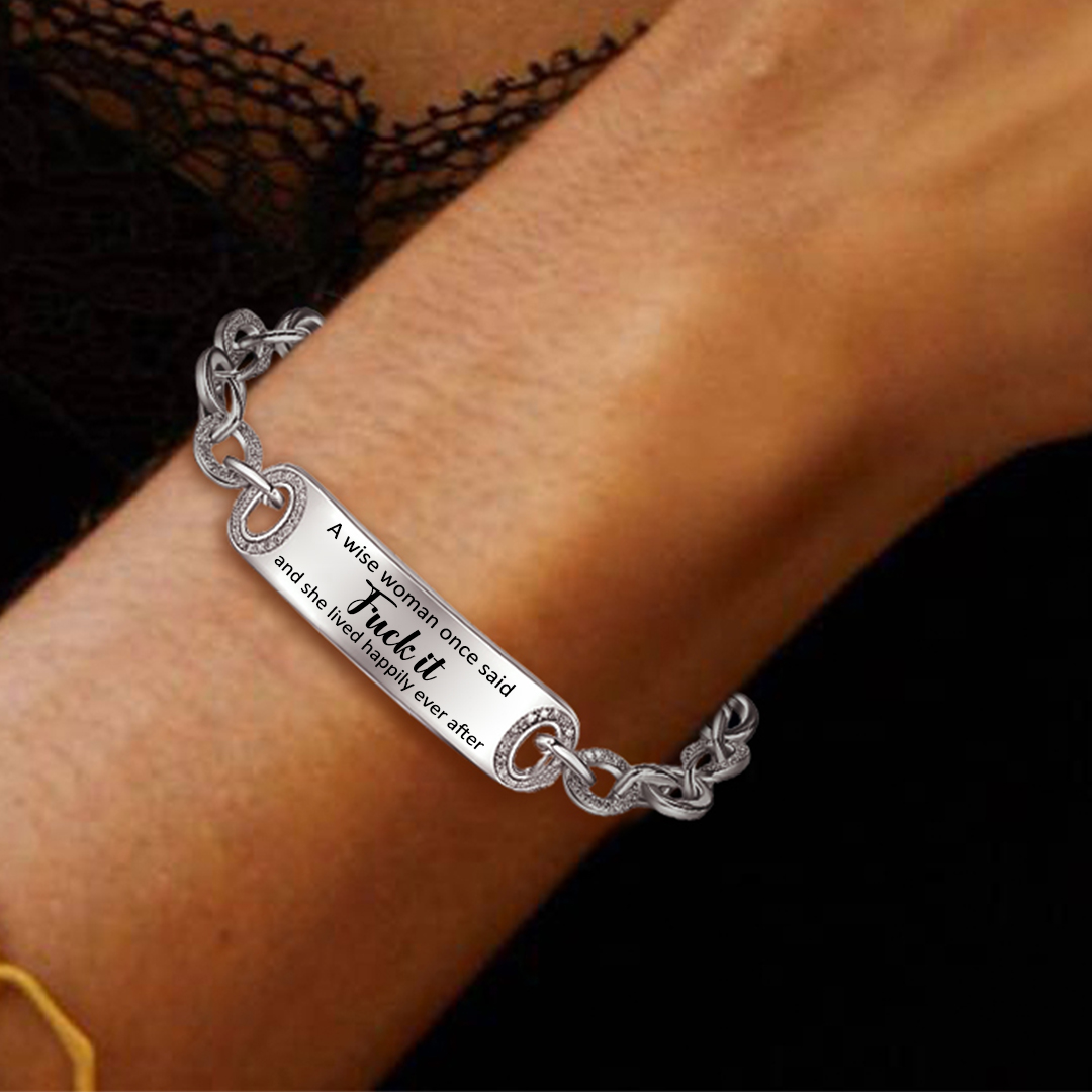 Fuck It Large Chain Bracelet