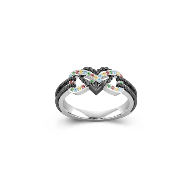 Strength in Every Star Infinity Anchor Promise Ring