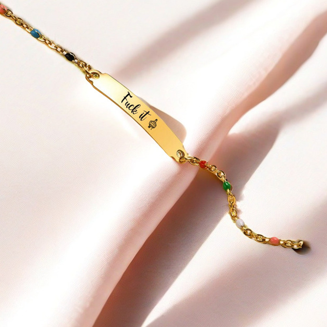 Fuck It Colorful Bracelet