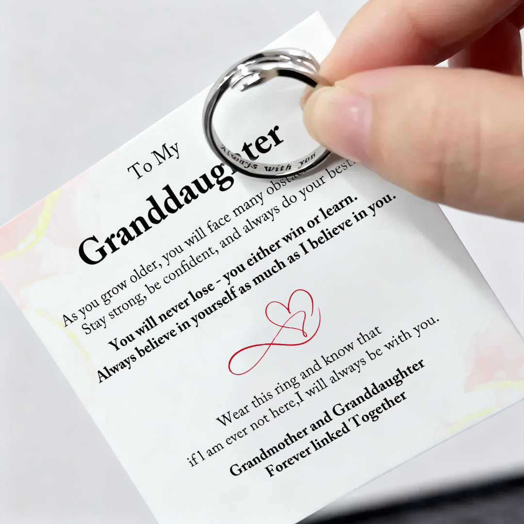 For Granddaughter -Forever Linked  Ring