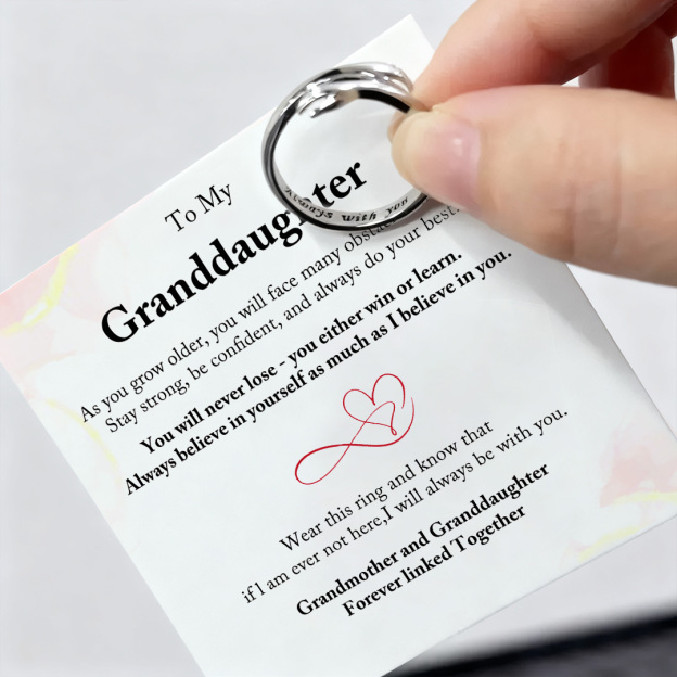 For Granddaughter -Forever Linked  Ring