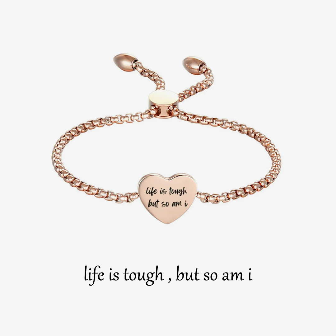 S925 Life Is Tough But So Am I Love Bracelet