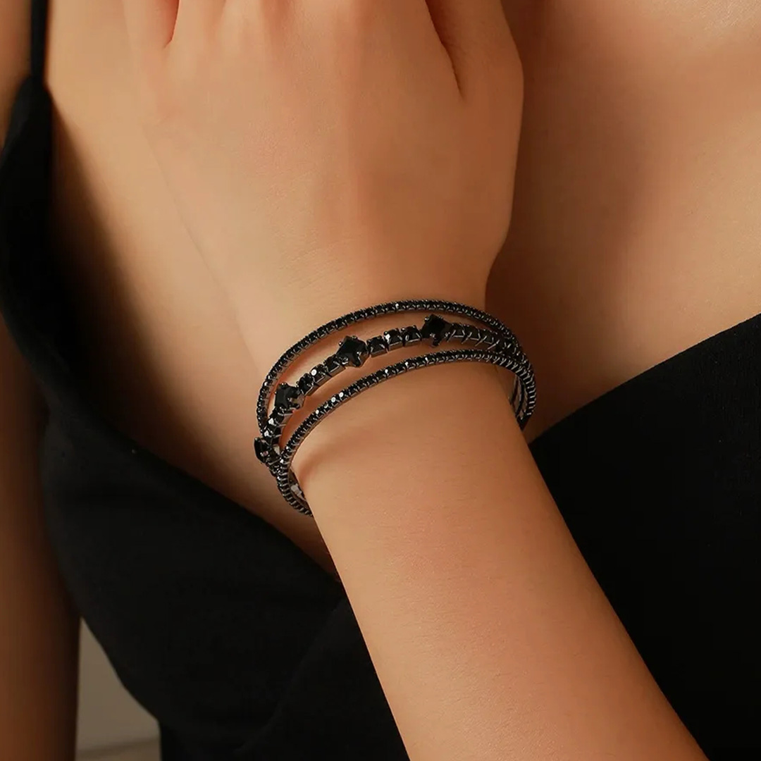 For Self-Black Diamond Bracelet