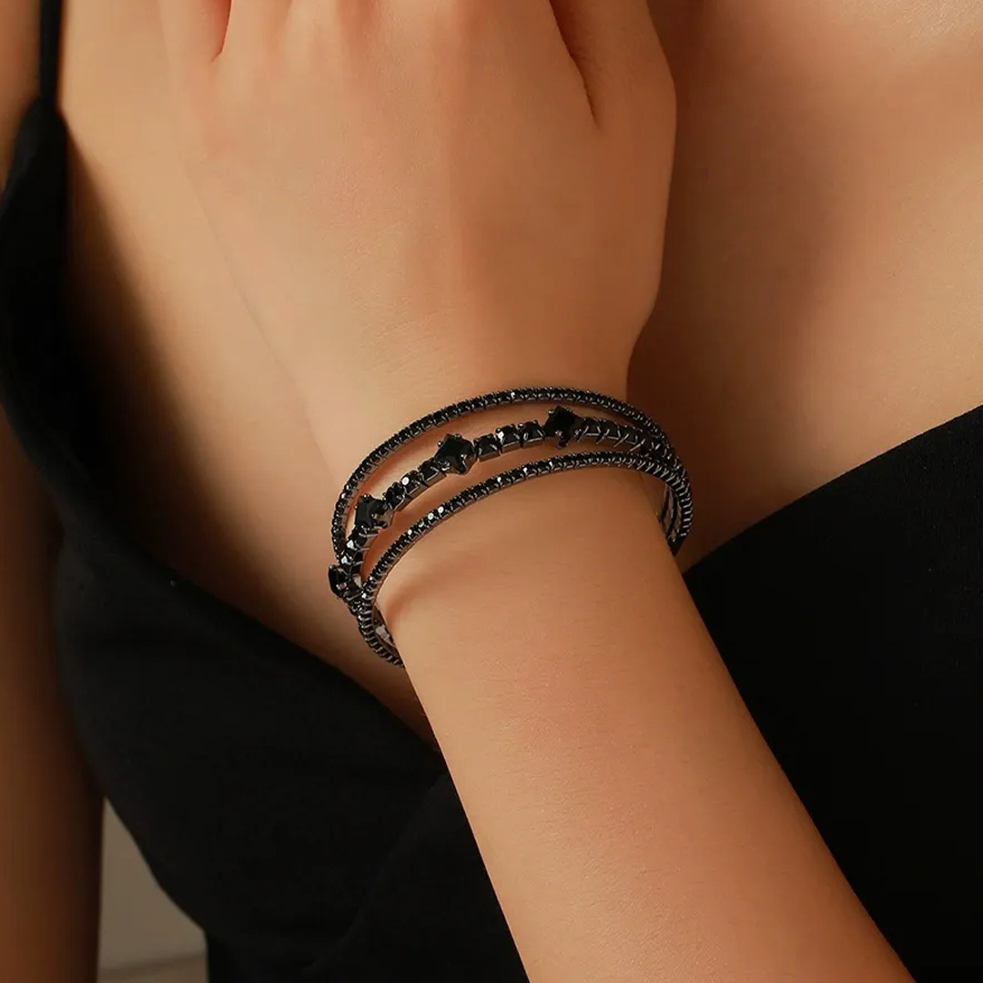 For Self-Black Diamond Bracelet