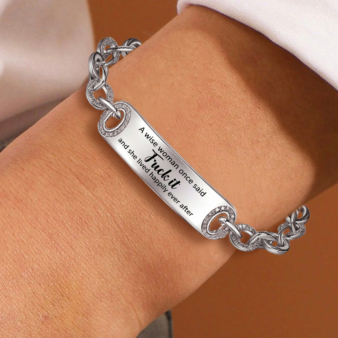 Fuck It Large Chain Bracelet