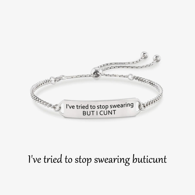 For Self - I Cunt Stop Swearing Bracelet
