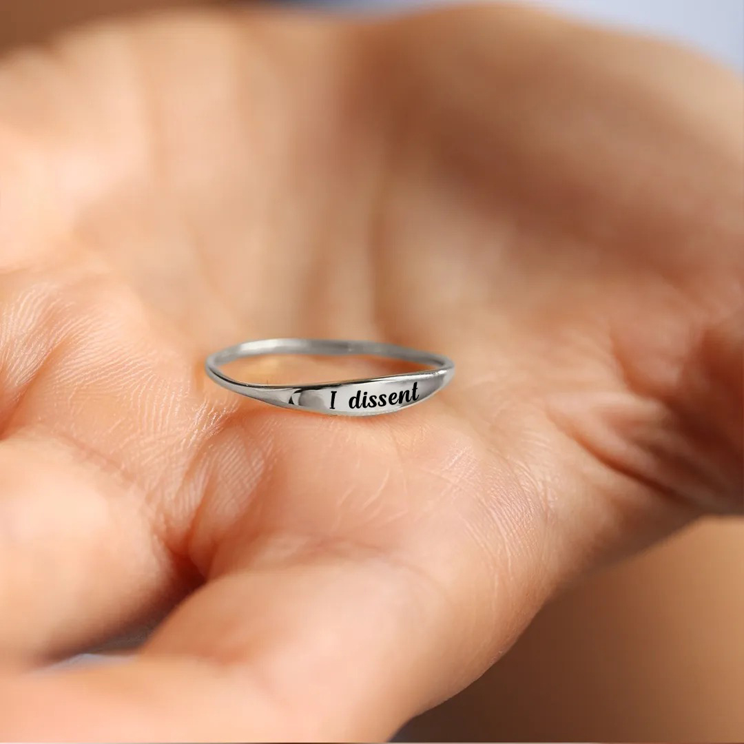 RESIST. DISSENT REPEAT.-Strip Ring