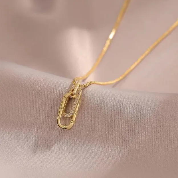 For Daughter - S925 We Are Forever Linked Together Circle Necklace