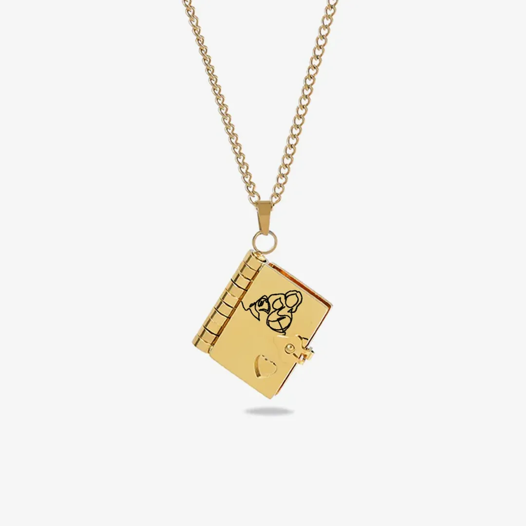 For Granddaughter - The Most Beautiful Chapter Book Necklace