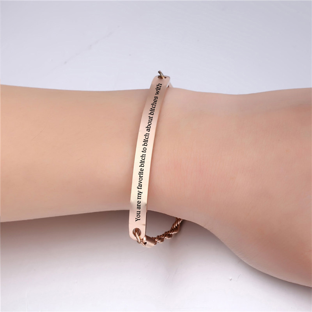 For Friend- Best Bitches Forever Bracelet