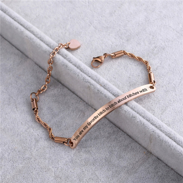 For Friend- Best Bitches Forever Bracelet