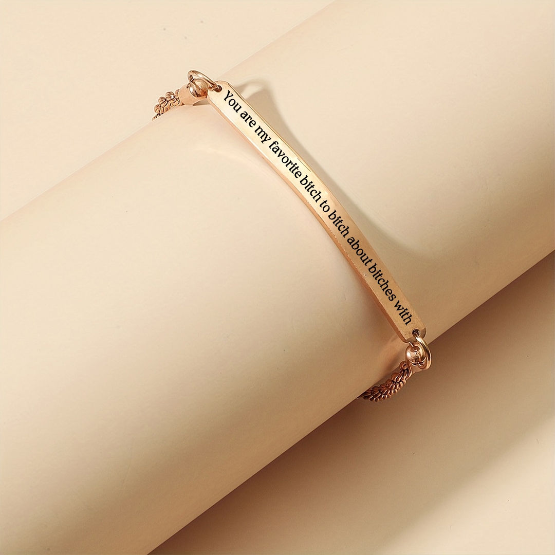 For Friend- Best Bitches Forever Bracelet