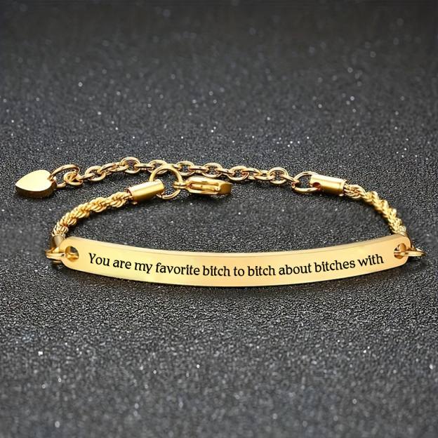 For Friend- Best Bitches Forever Bracelet