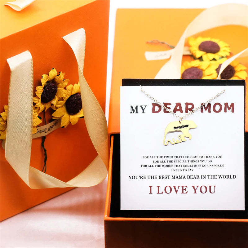 For Mom - Mama Bear Necklace