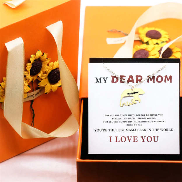For Mom - Mama Bear Necklace
