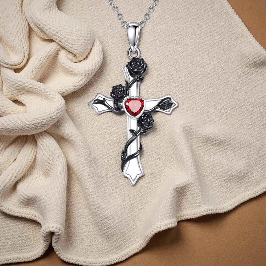 Black Rose Survival Necklace