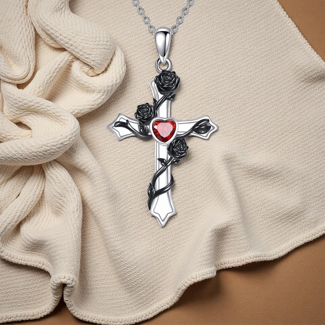 Black Rose Survival Necklace