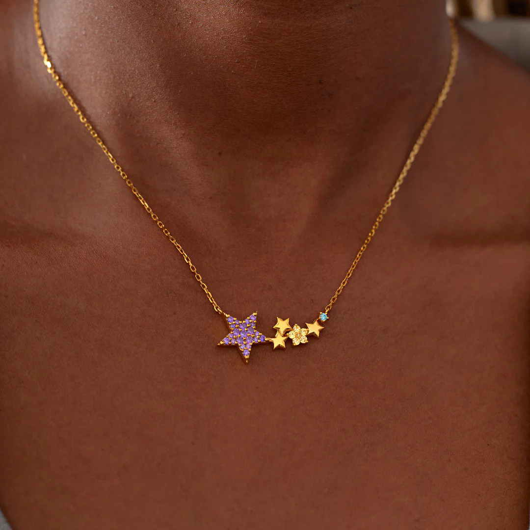 For Bonus Daughter -Shining Star Love Necklace