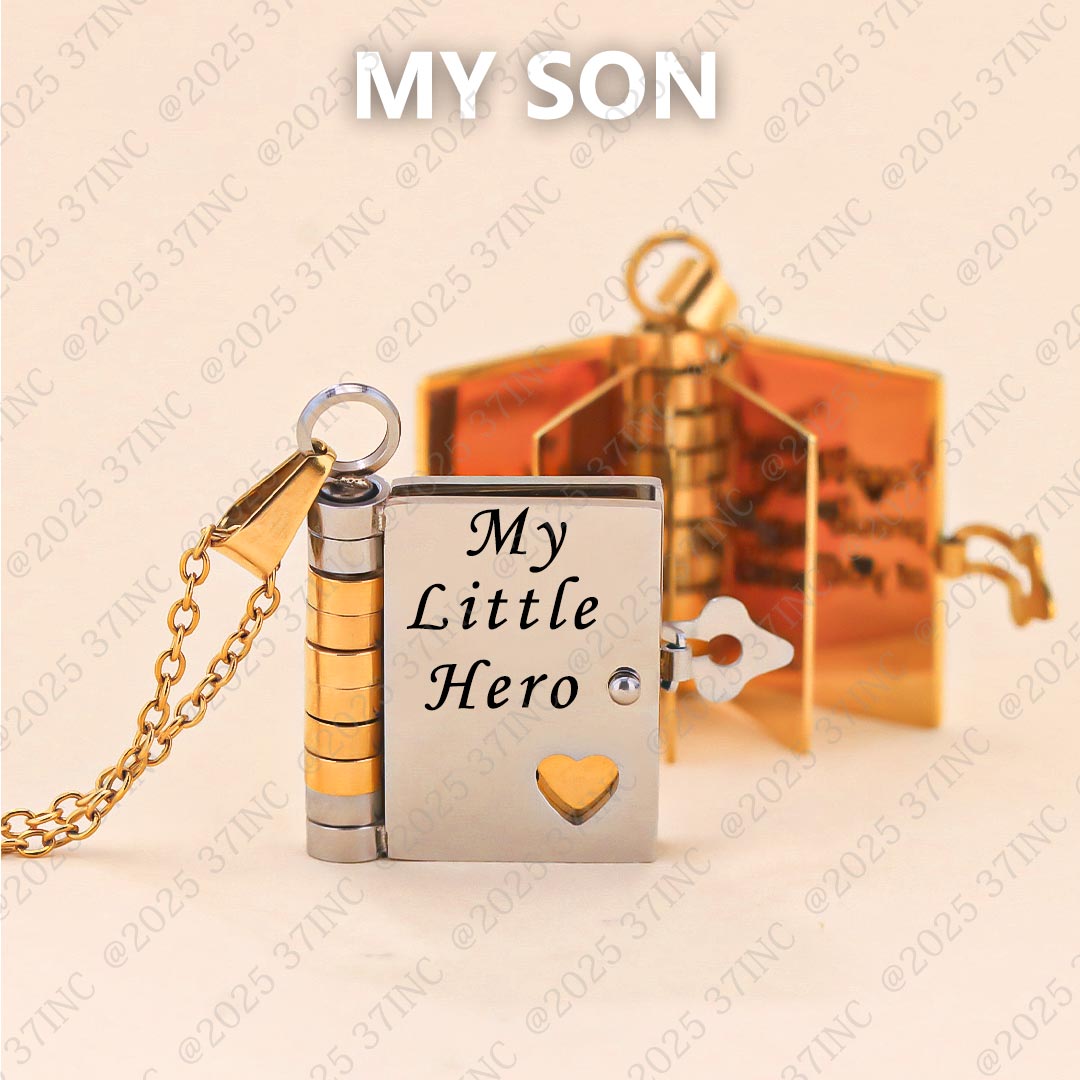 For Son -My Little Hero Necklace