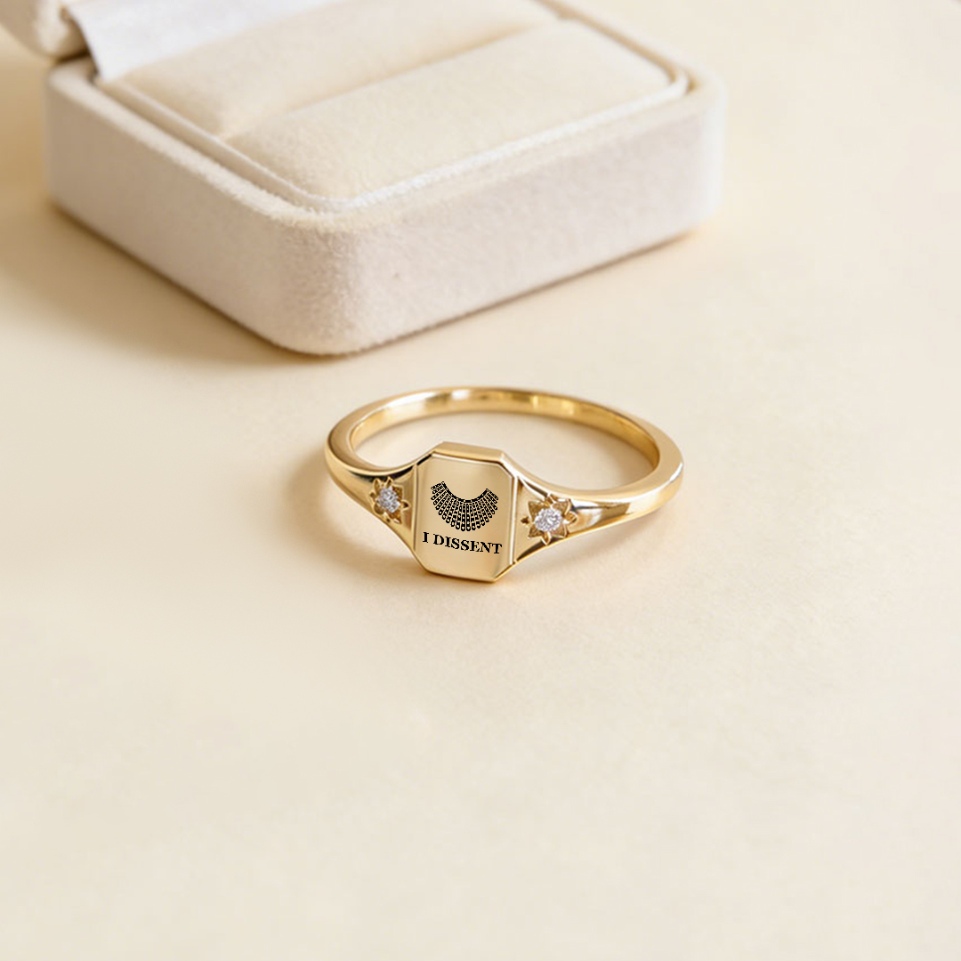 RESIST DISSENT REPEAT- Square Ring