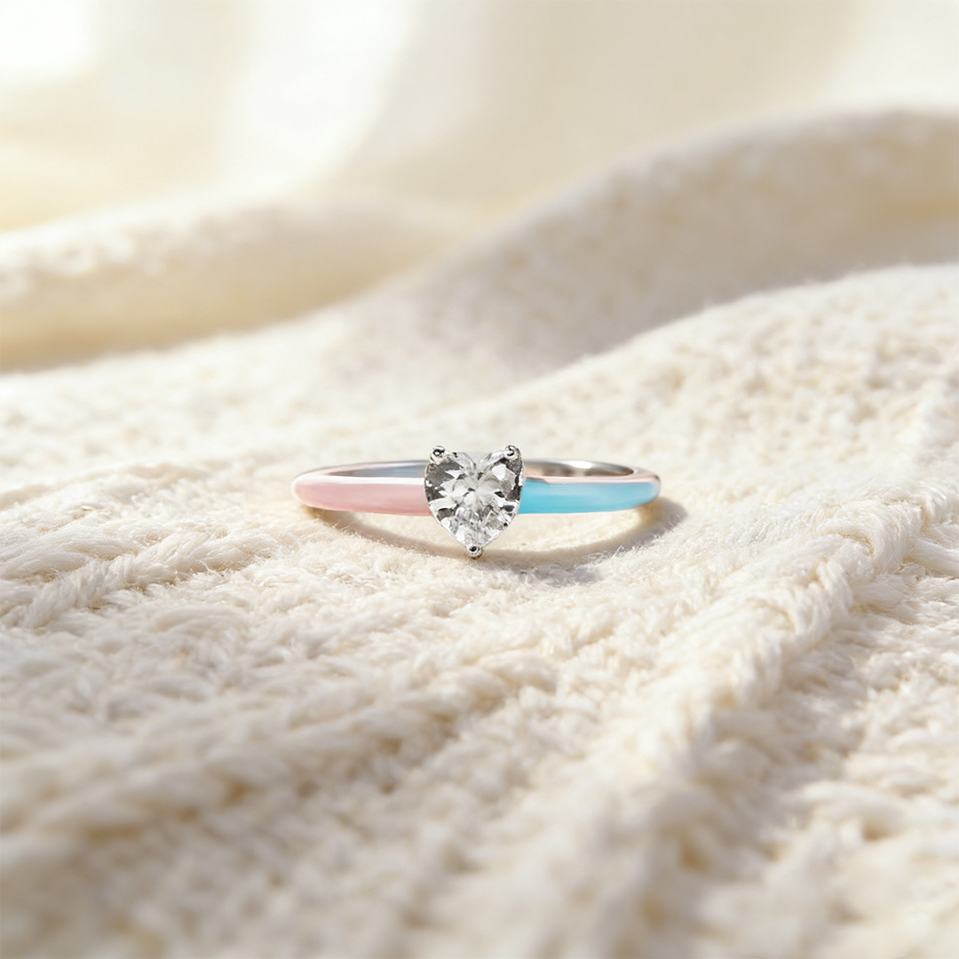 [Copy]For Mother Custom Birthstone Mother Daughter Twist Ring