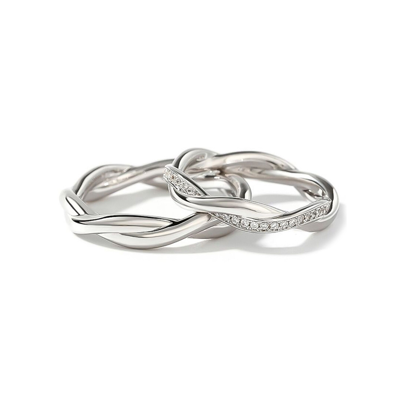 For Love - S925 I Love You Until Infinity Runs Out Wrap Ring