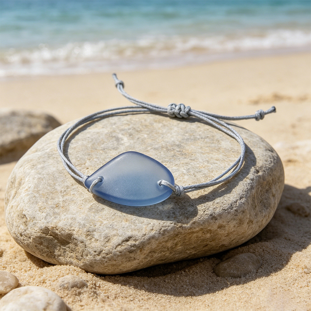 Salty Soul Sister Sea Glass Set Bracelet