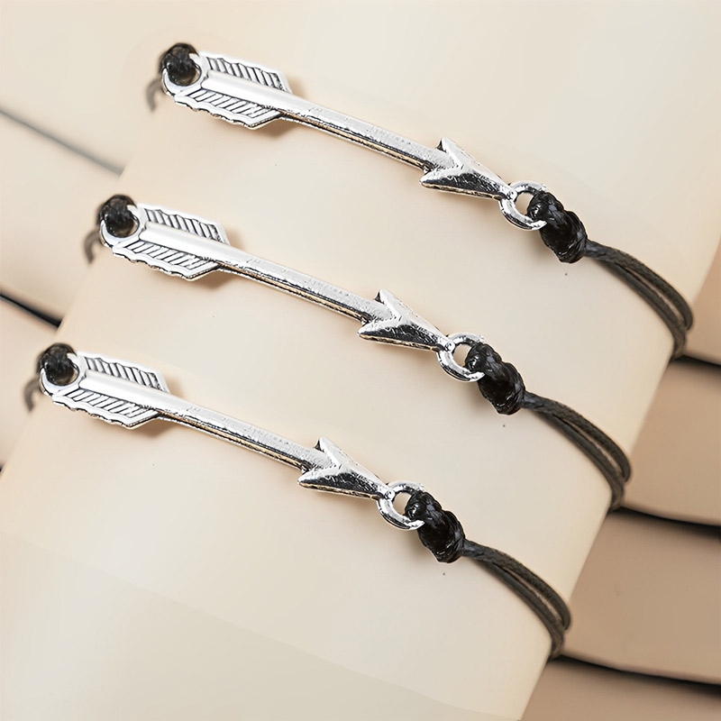 For Friend - Our Friendship Means The World To Me Arrow Braided Bracelet