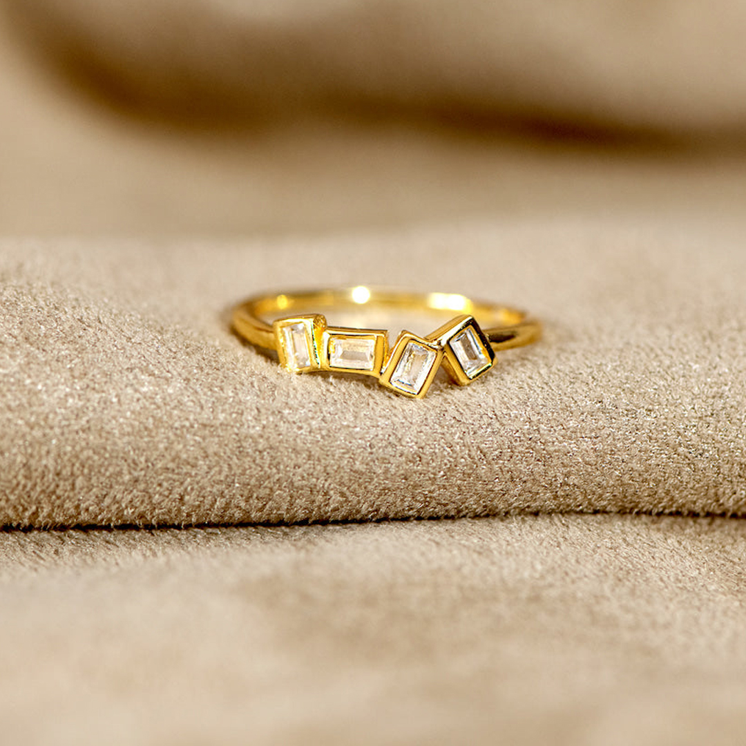 For Self - Beautifully Broken Perfectly Imperfect Diamond Ring