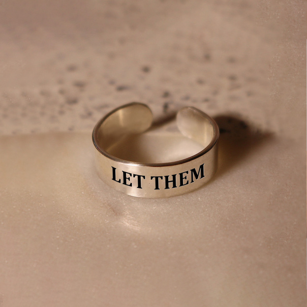 Let Them Wide Band Ring
