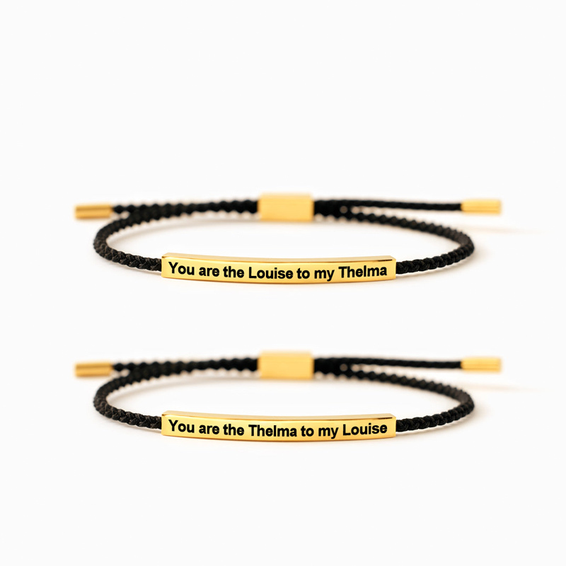 For Friend - You Are The Louise To My Thelma Mtaching Friends Bracelet