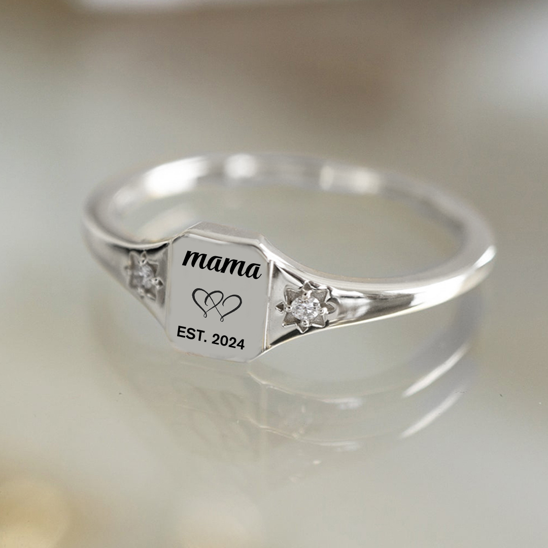 S925 Custom Year Ring