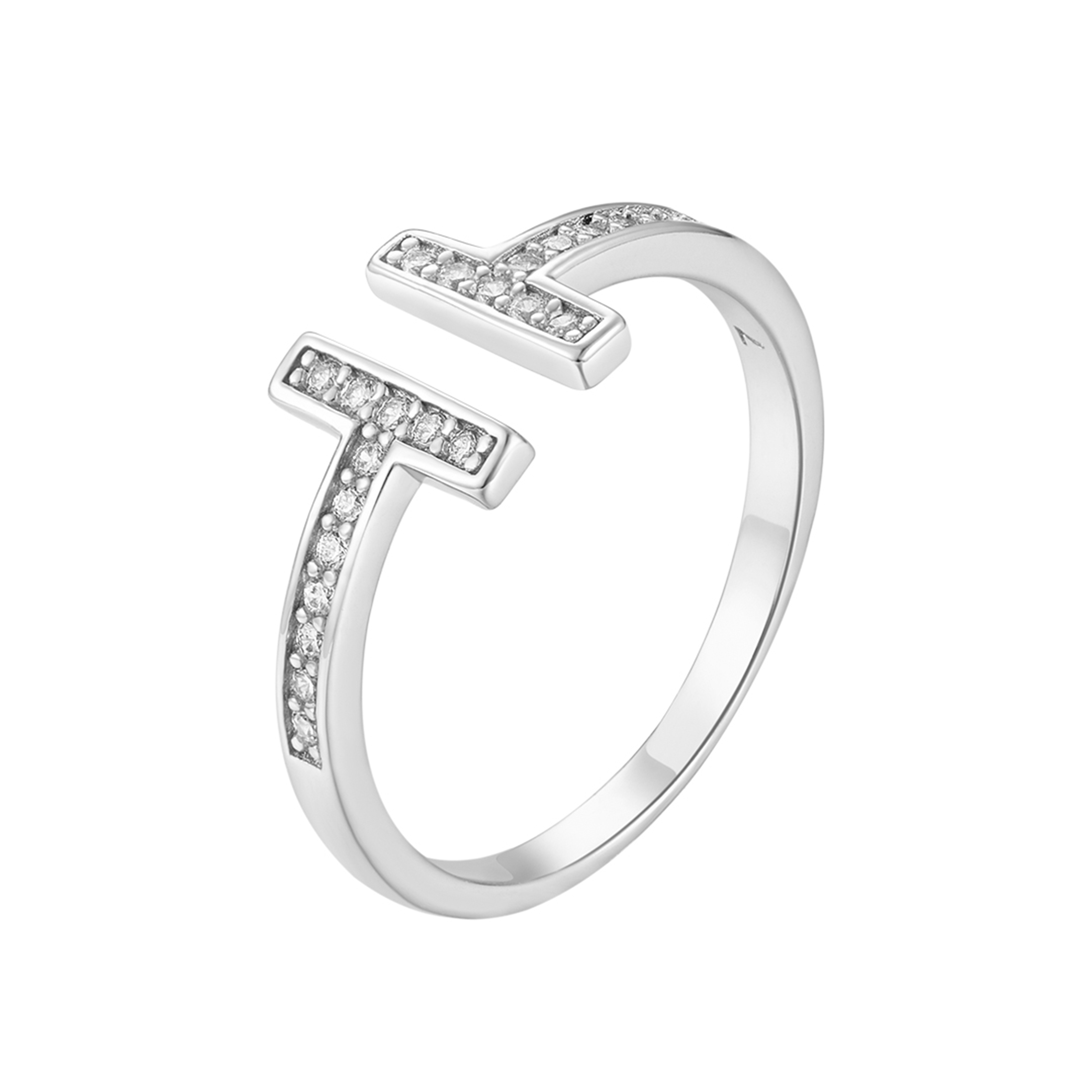 Mental Health Awareness Pause Diamond Ring