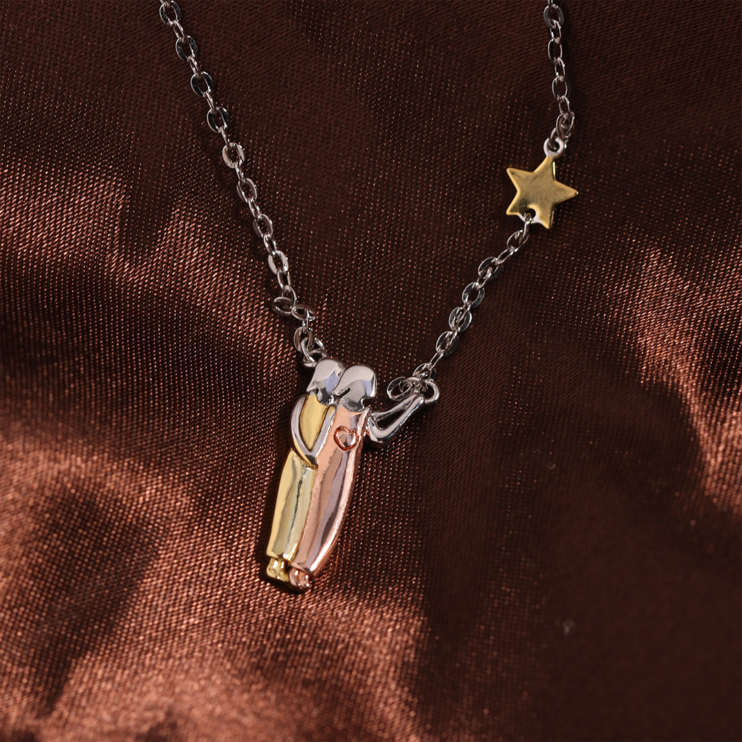 For Sister - A Sister Is God's Way Of Making Sure We Never Walk Alone Sisters and Star Pendant Necklace