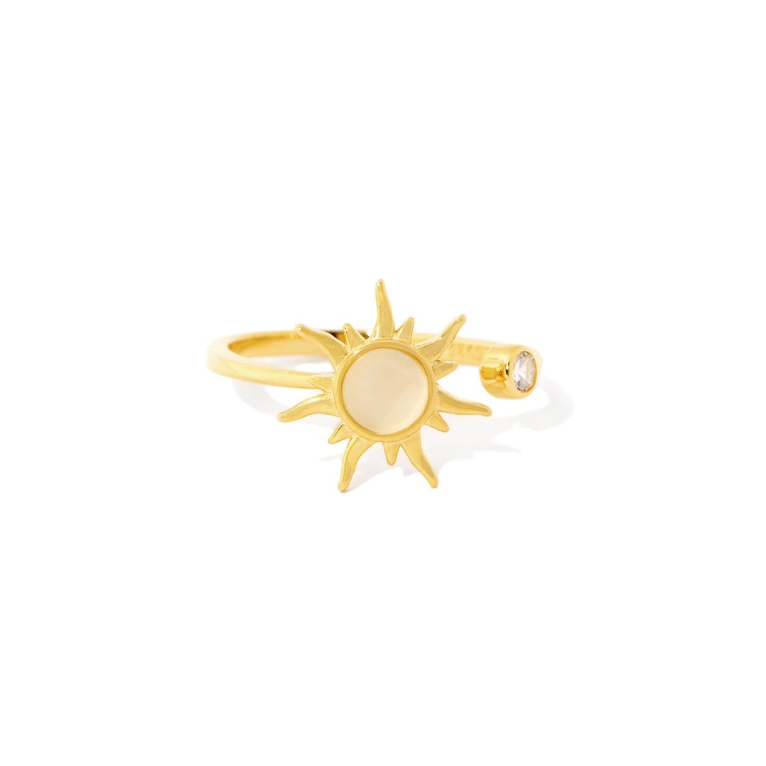 For Daughter - Sun Fidget Open Ring