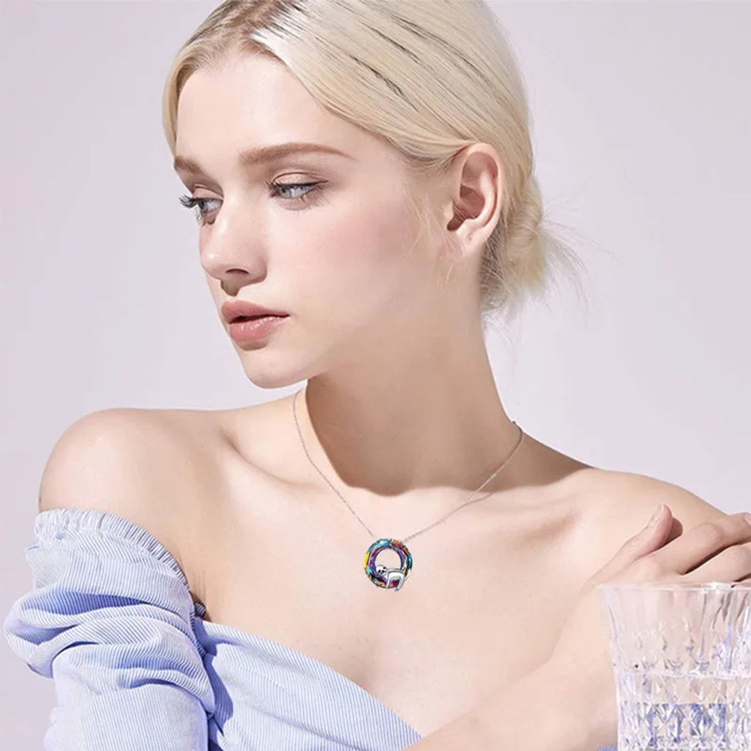 S925 Crystal Sloth Necklace