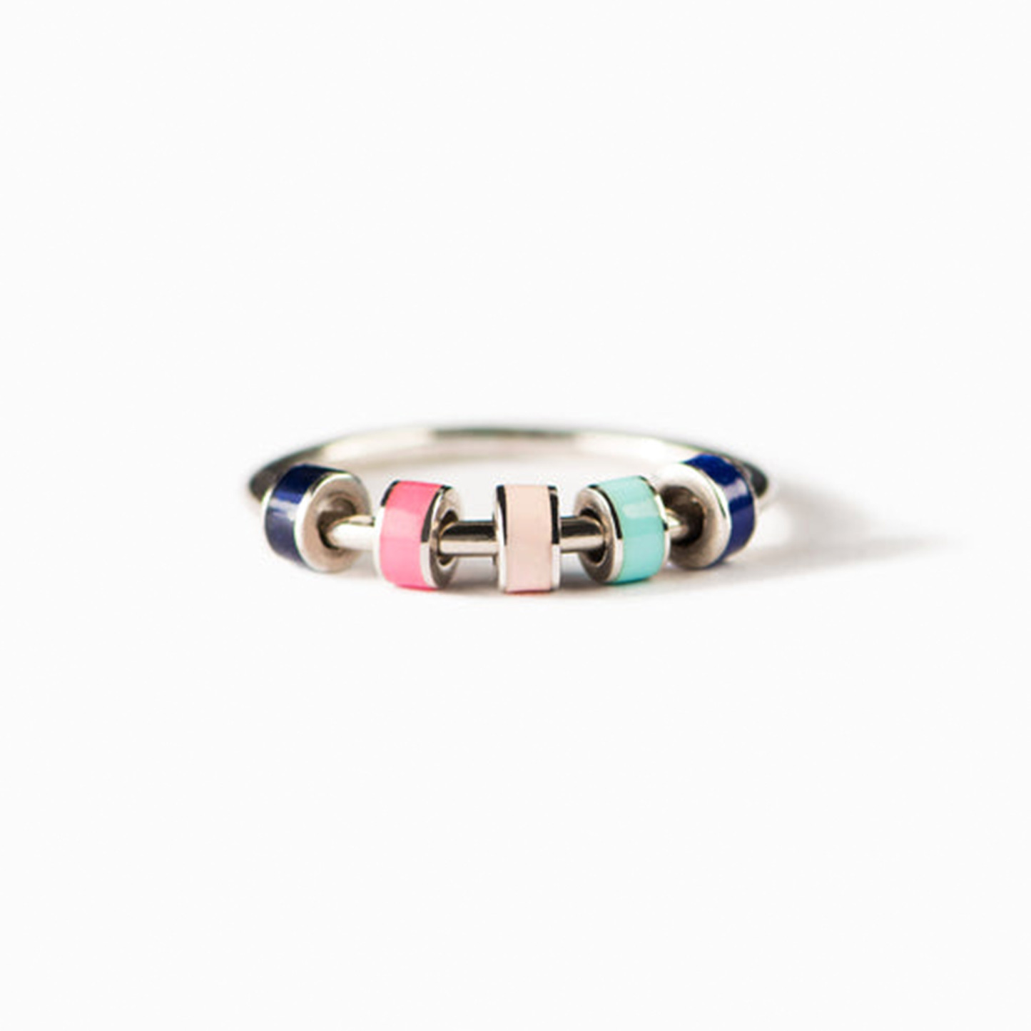 For Daughter - BE BADASS Everyday Spinning Enamel Fidget Ring